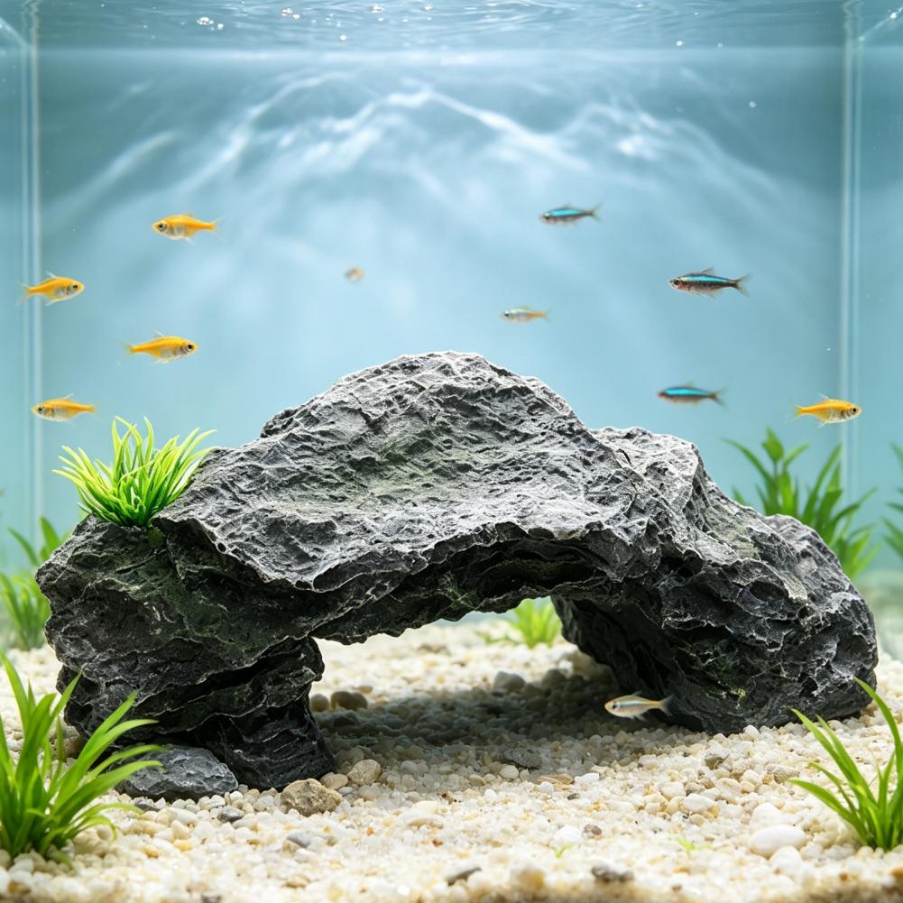 Aquarium Marine Rock - Caverna Artificiale per Acquario, Ornamento per