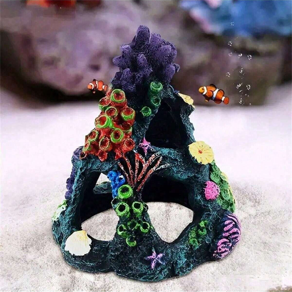 Aquarium Marine Rock - 1pc Vintage Resina Coral Reef Acquario