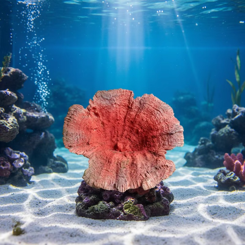 Aquarium Marine Rock - Decorazione Artigianale per Acquario con Barriera