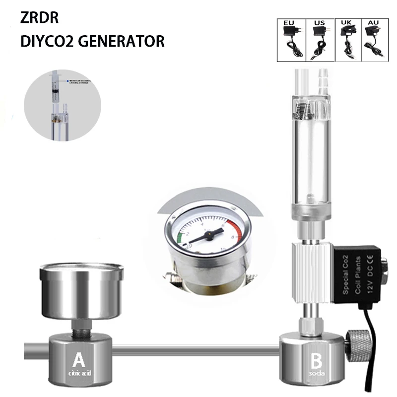 Kit Generatore di CO2 Fai-da-T - Aquarium Marine Plants recensione e prezzo